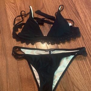 Kendall & Kylie black bikini set